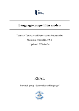 Language-Competition Models