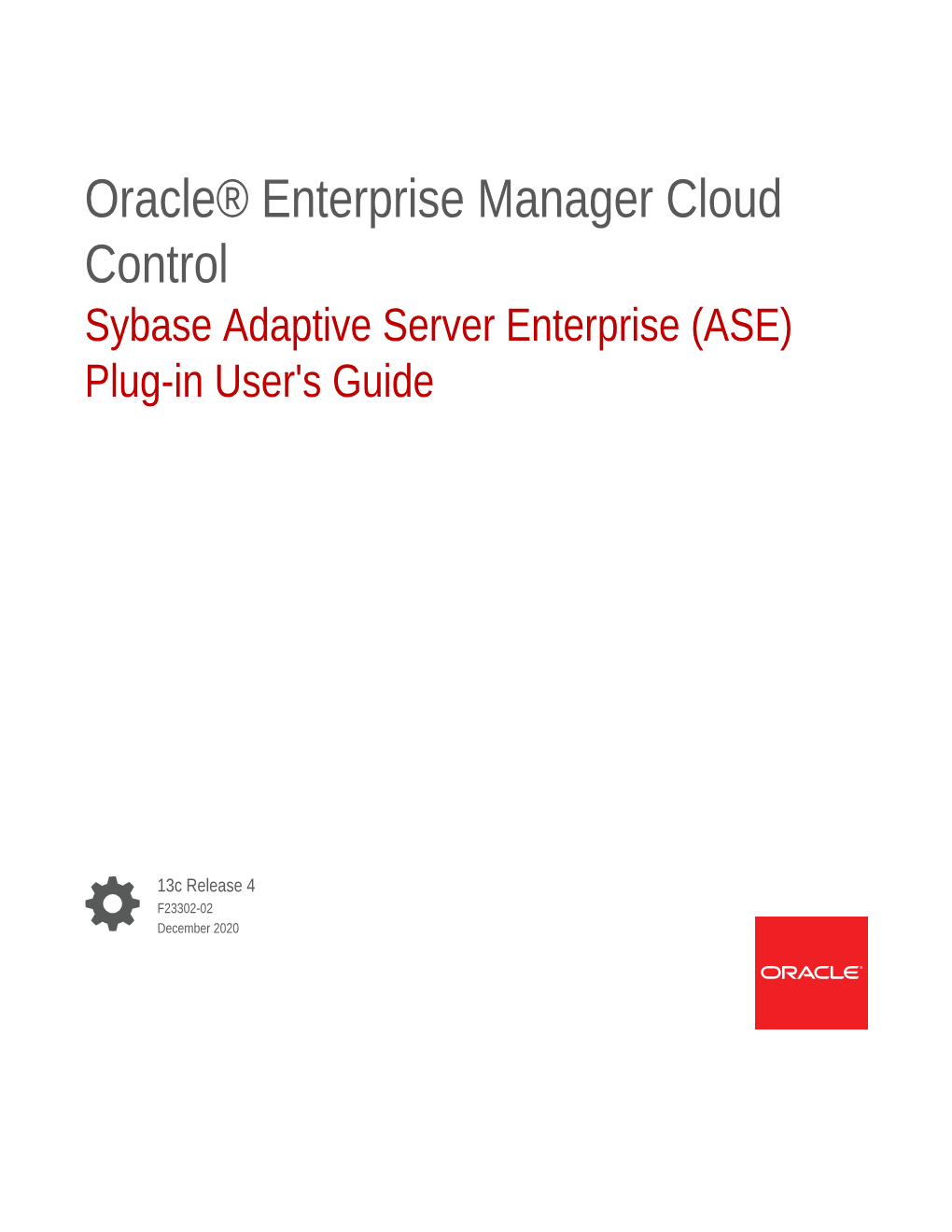 Sybase Adaptive Server Enterprise (ASE) Plug-In User's Guide