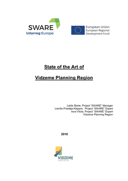 State of the Art of Vidzeme Planning Region