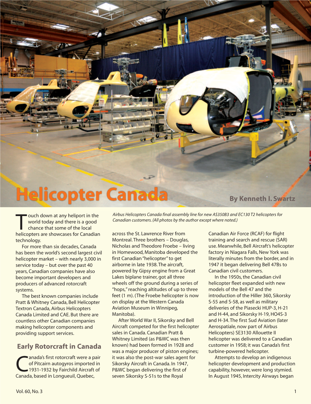 Helicopter Canada by Kenneth I