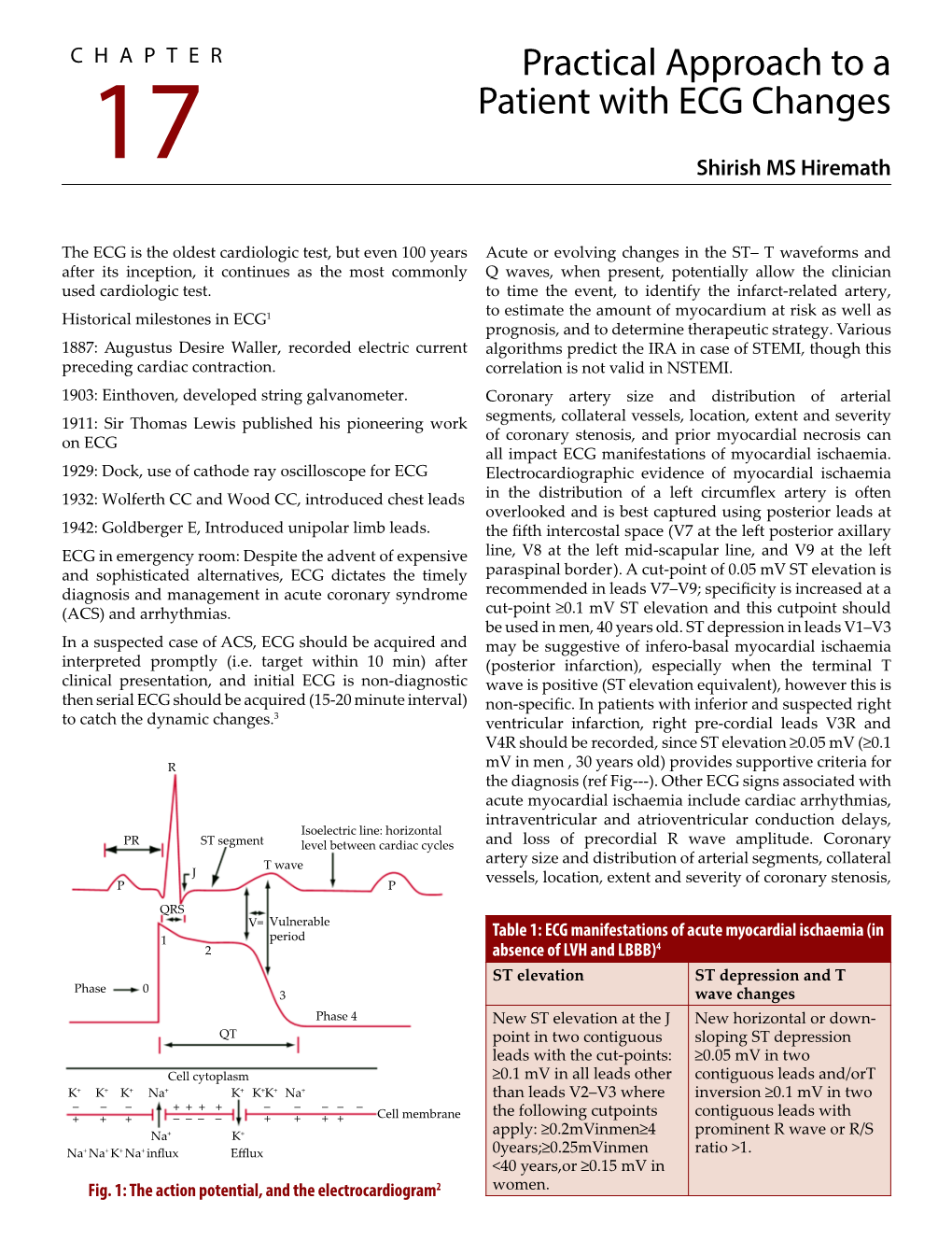 Practical Approach to a Patient with ECG Changes