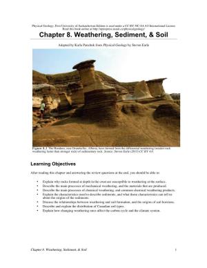 Chapter 8. Weathering, Sediment, & Soil
