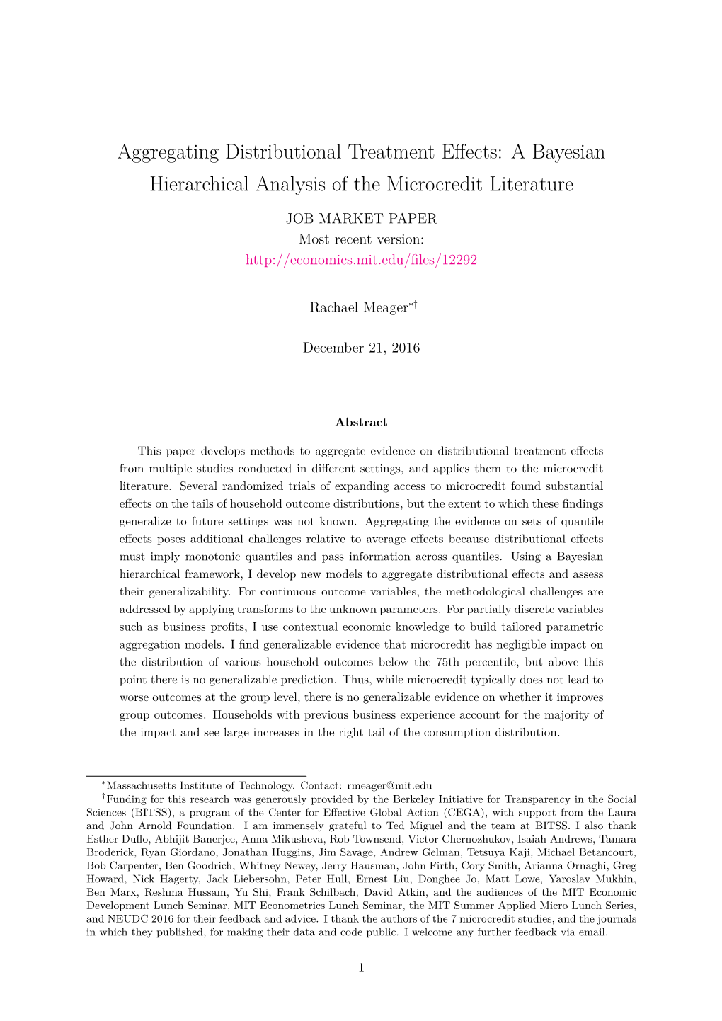 Aggregating Distributional Treatment Effects