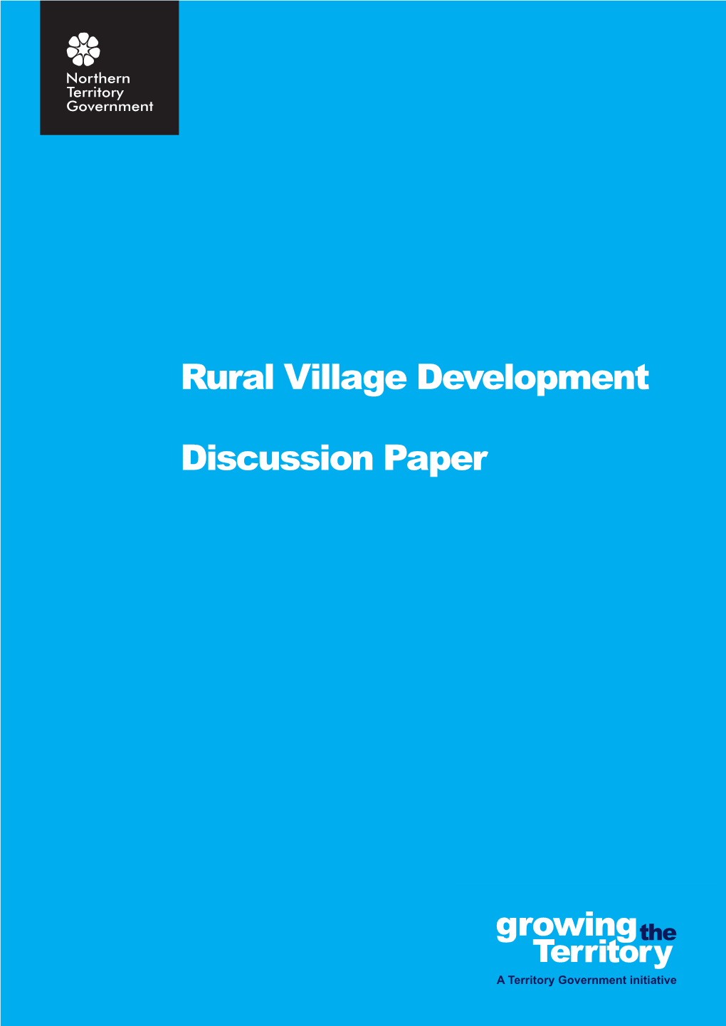 Rural Village Development Discussion Paper