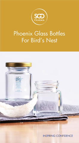 Phoenix Glass Bottles for Bird's Nest