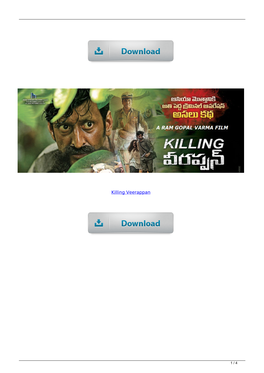 Killing Veerappan Movie Free Download Hd