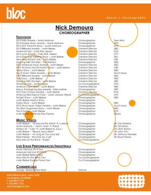 Nick Demoura