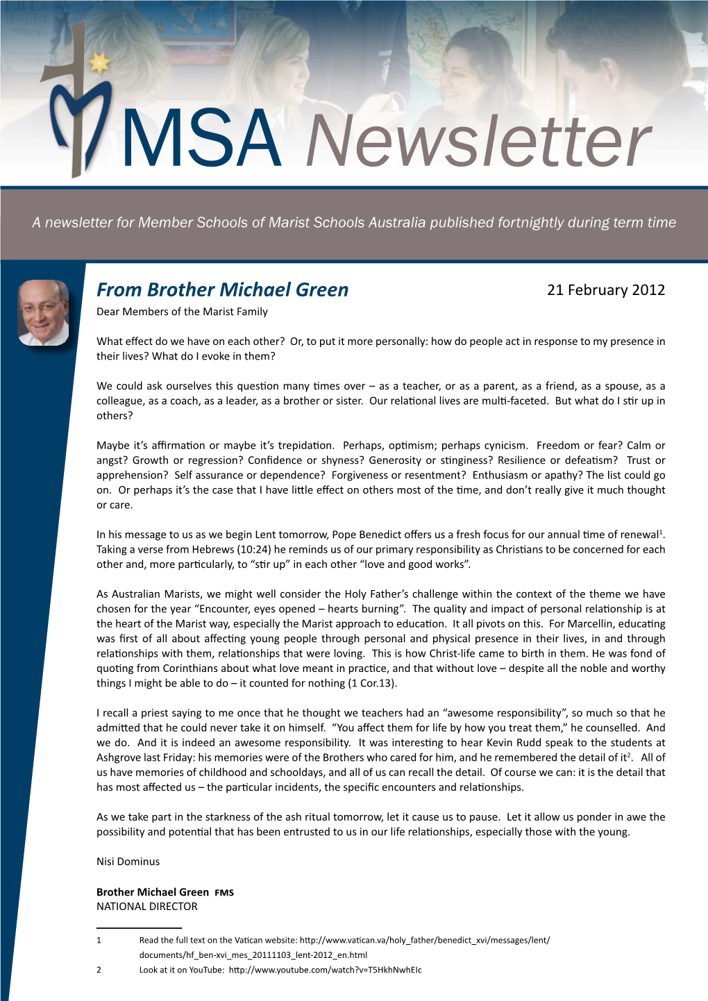 MSA Newsletter