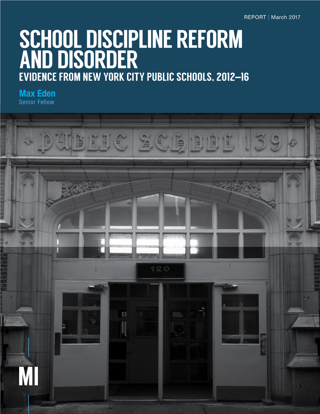 School Discipline Reform and Disorder