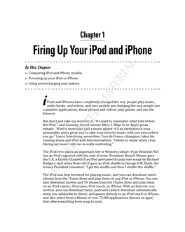Firing up Your Ipod and Iphone