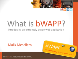 Bwapp Intro.Pdf
