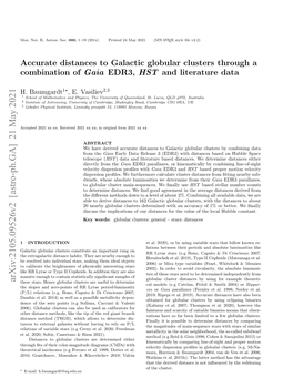 Accurate Distances to Galactic Globular Clusters Through a Combination of Gaia EDR3, HST and Literature Data