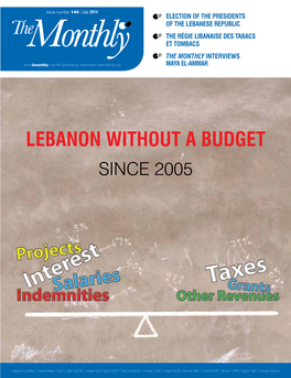 Lebanon Without a Budget Since 2005