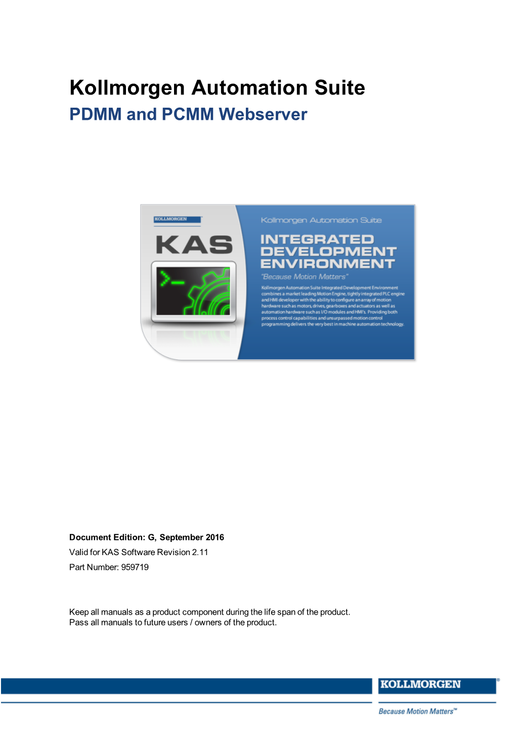AKD PDMM & PCMM Web Server Manual