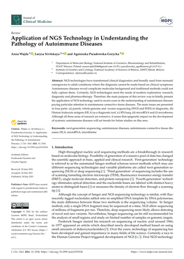 Application of NGS Technology in Understanding the Pathology of Autoimmune Diseases