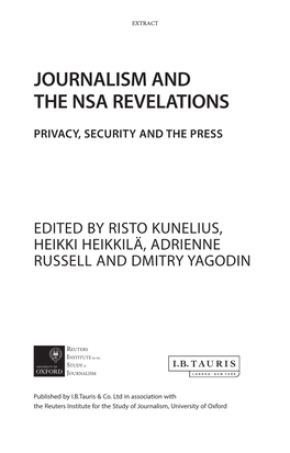 Journalism and the NSA Revelations