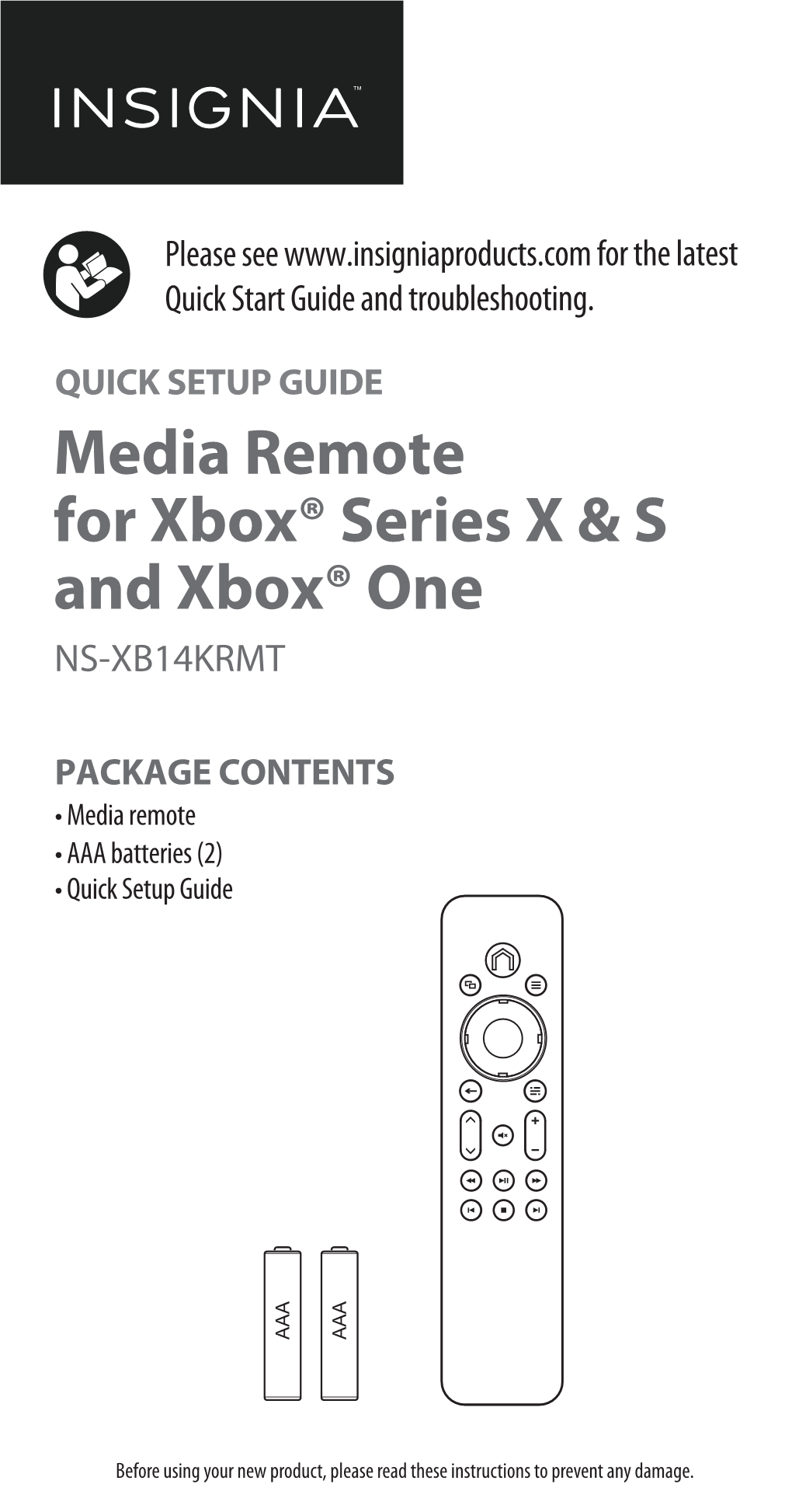 Media Remote for Xbox® Series X & S and Xbox®