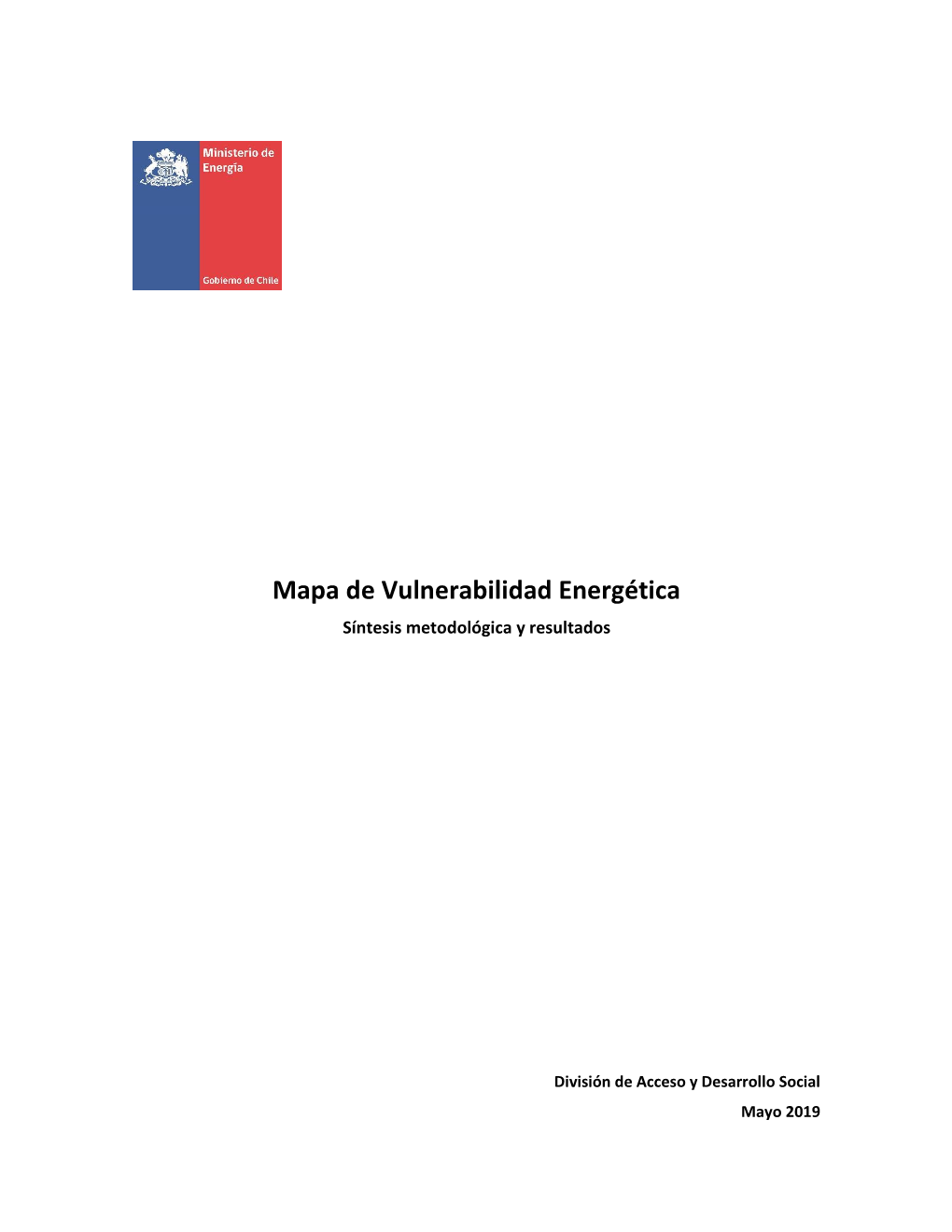 Mapa De Vulnerabilidad Energética Síntesis Metodológica Y Resultados