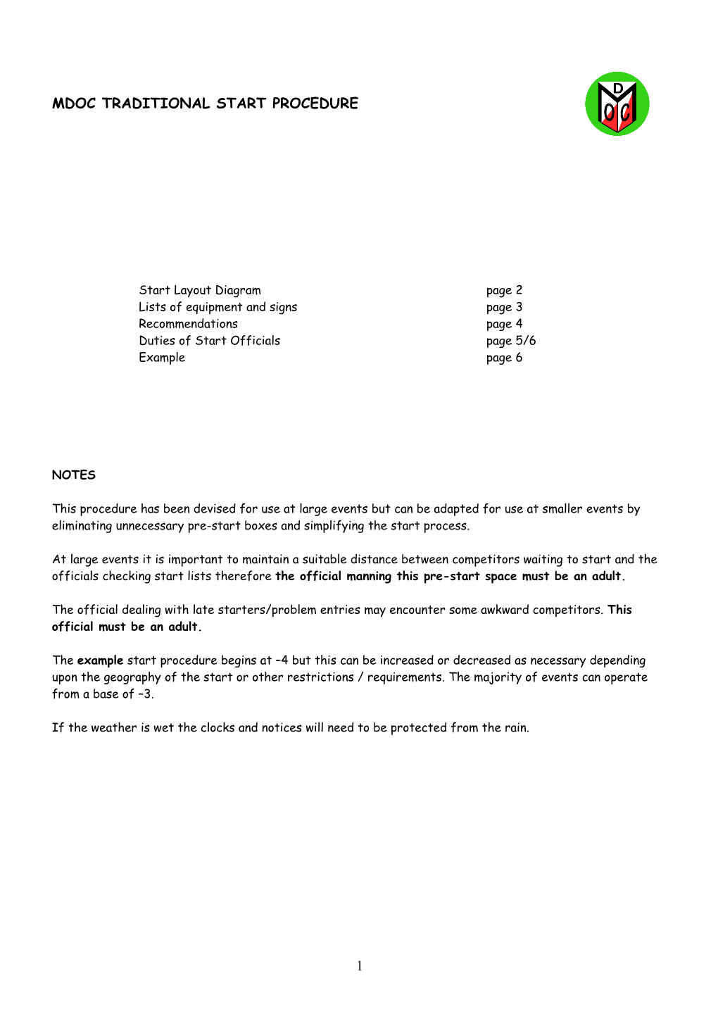 Start Layout Diagram Page 2