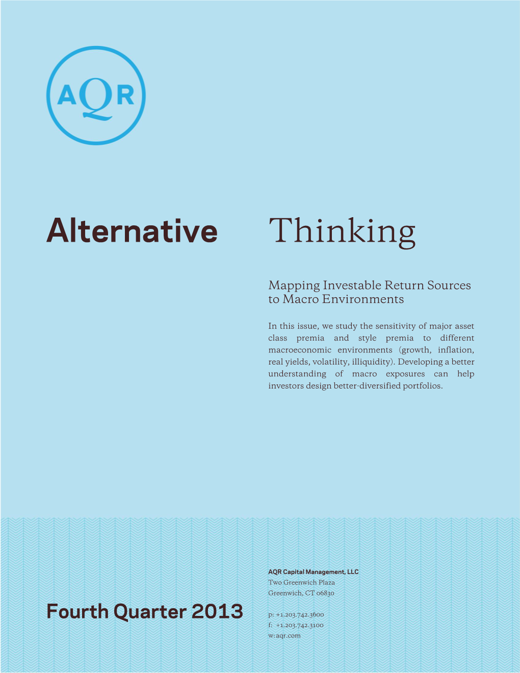 Thinking Alternative