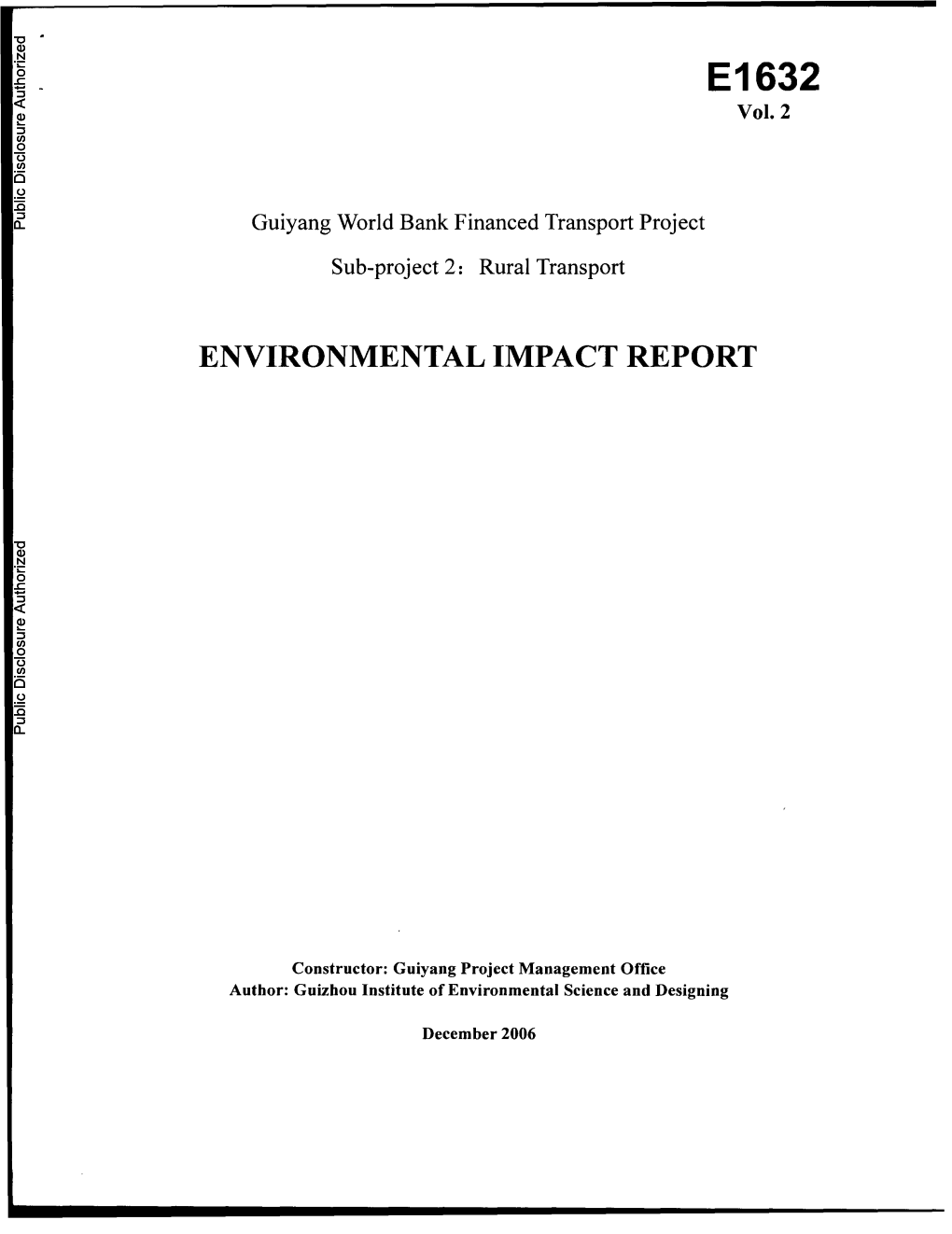 World Bank Document