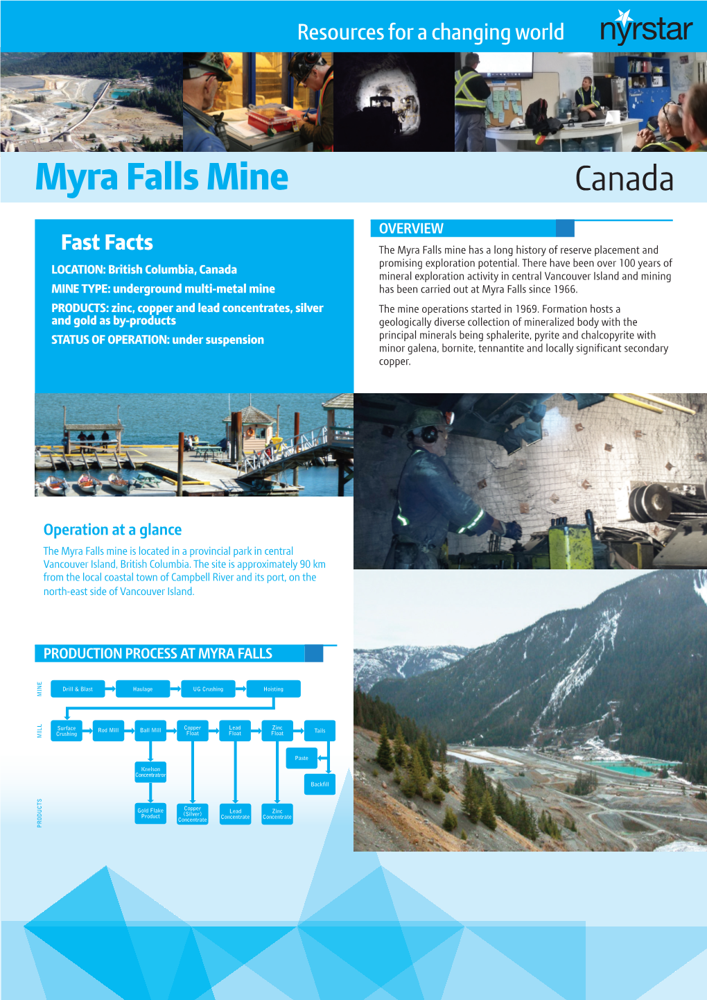 Fact Sheet-Myra Falls