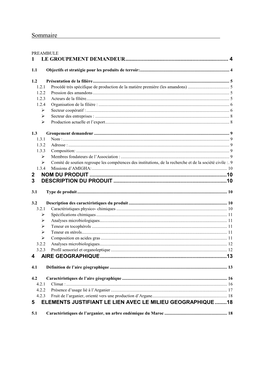 Cahier Des Charges Argane