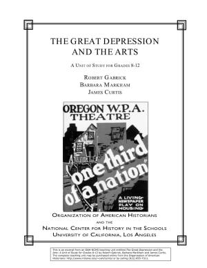 Great Depression and the Arts