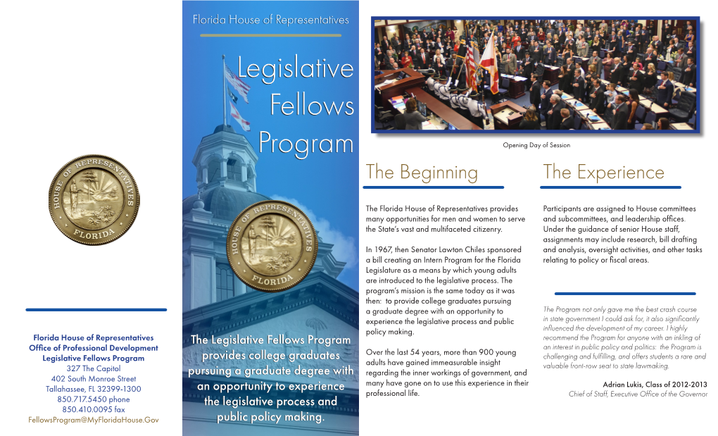 Legislative Fellows Program