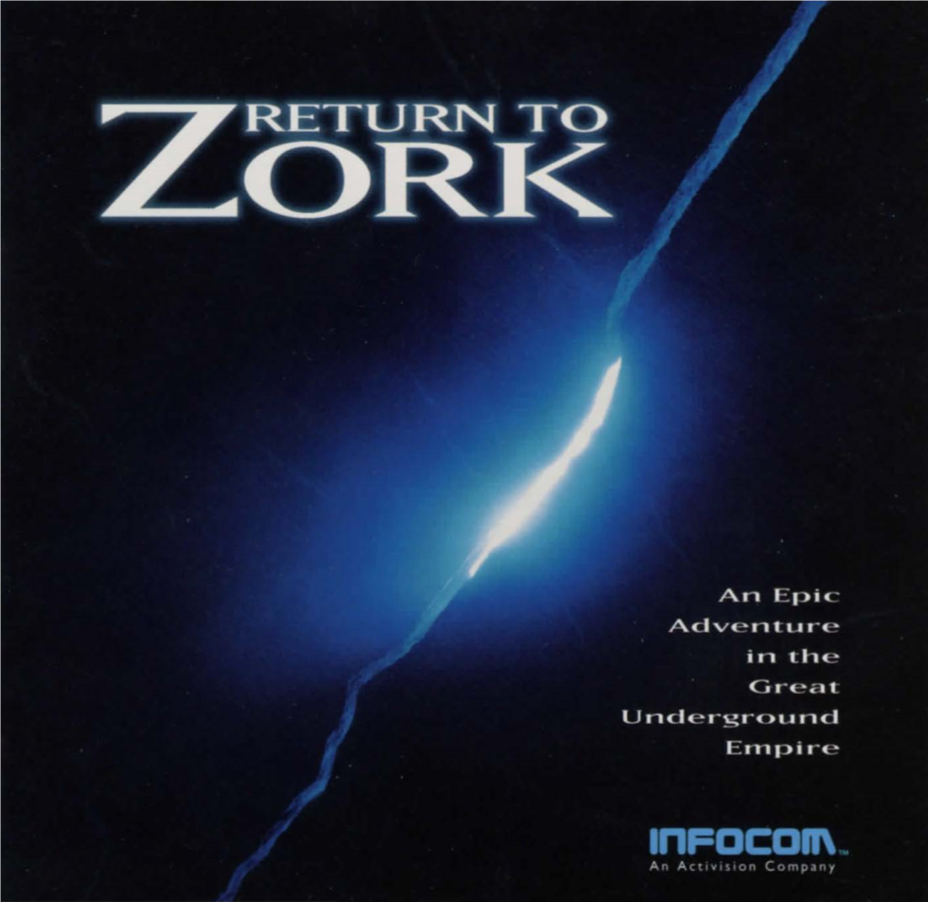 Returntozork-Manual