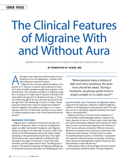 The Clinical Features of Migraine with and Without Aura