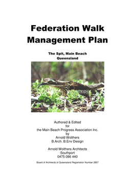 Federation :Alk Management Plan