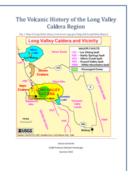 The Volcanic History of the Long Valley Caldera Region