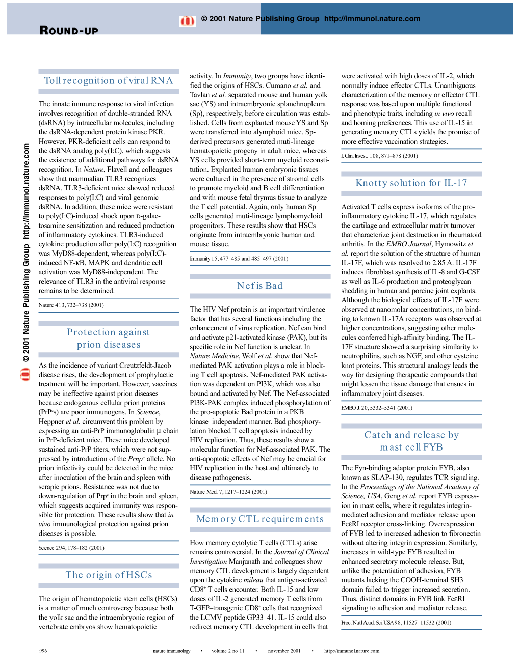 Toll Recognition of Viral RNA Protection Against Prion Diseases