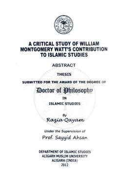 Islamic Studies