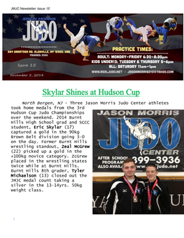Skylar Shines at Hudson Cup
