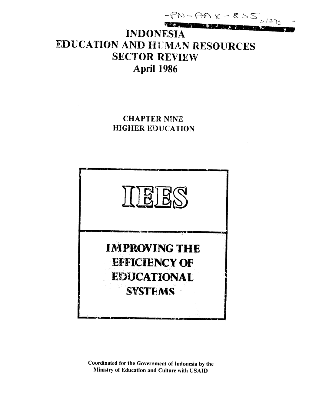 Improving the Efficiency of Educational Systfims