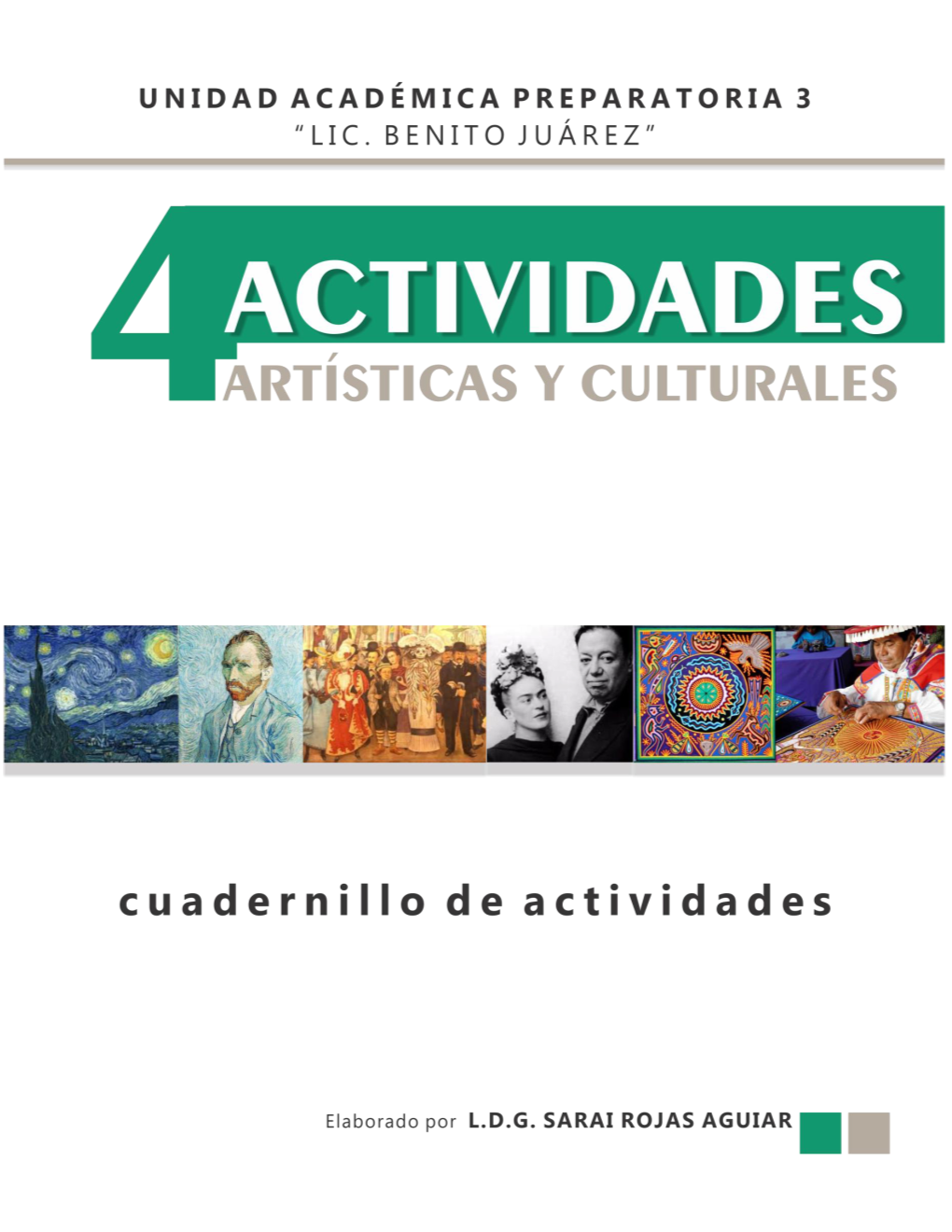 CUADERNILLO ACTIVIDADES 4 Semestre 2016