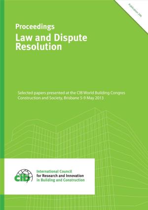 Law and Dispute Resolution