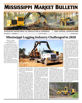 Mississippi Logging Industry Challenged in 2020 by David S