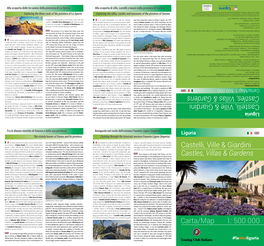 Castelli, Ville & Giardini Castles, Villas & Gardens Carta/Map 1