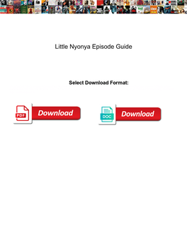 Little Nyonya Episode Guide