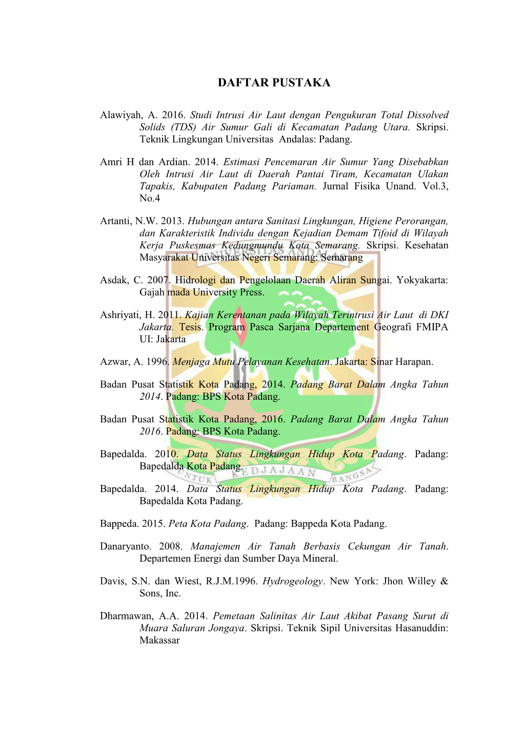 Daftar Pustaka