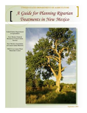 A Guide for Planning Riparian Treatments in New Mexico