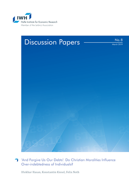 Discussion Papers March 2019