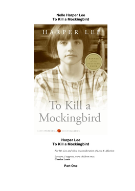 To Kill a Mockingbird Complete
