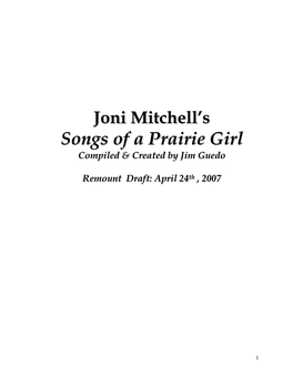 Songs of a Prairie Girl