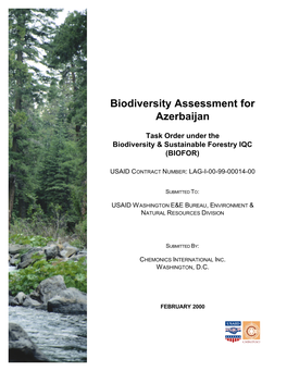 Biodiversity Assessment for Azerbaijan