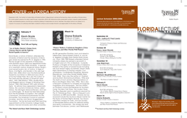 2005-2006 Florida Lecture Series Brochure