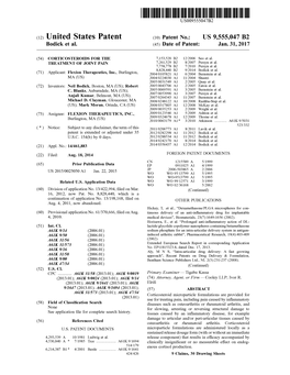 United States Patent (10) Patent No.: US 9,555,047 B2 Bodick Et Al